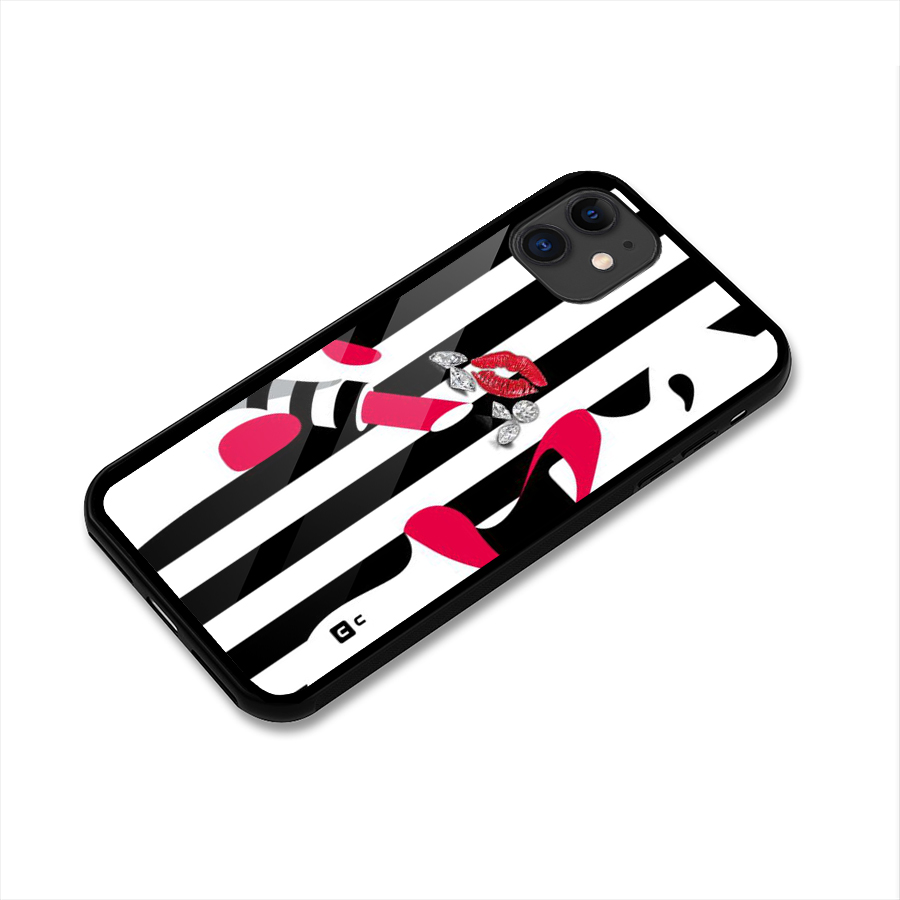 Bold Woman Glass Back Case for iPhone 11