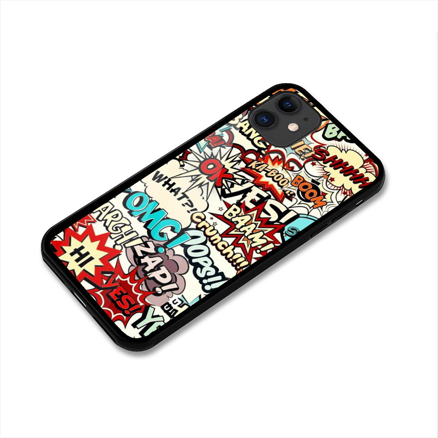 Boom Zap Glass Back Case for iPhone 11