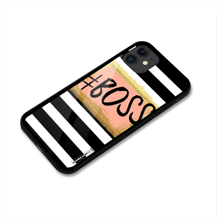 Boss Stripes Glass Back Case for iPhone 11