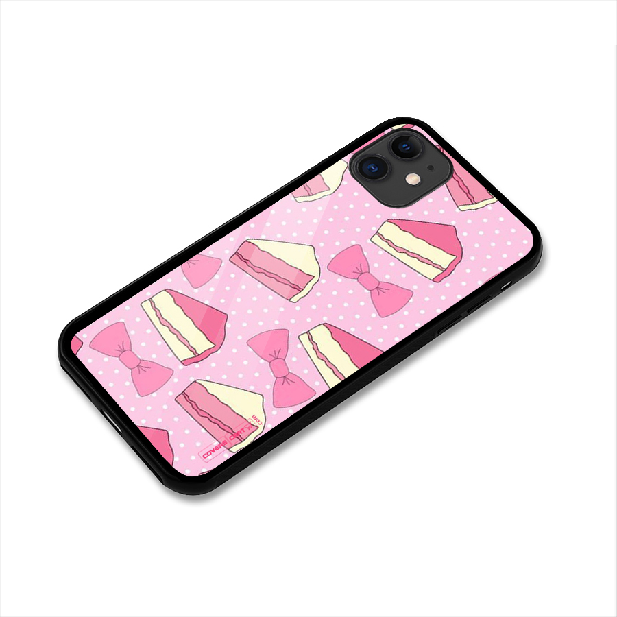Bow Cake Glass Back Case for iPhone 11