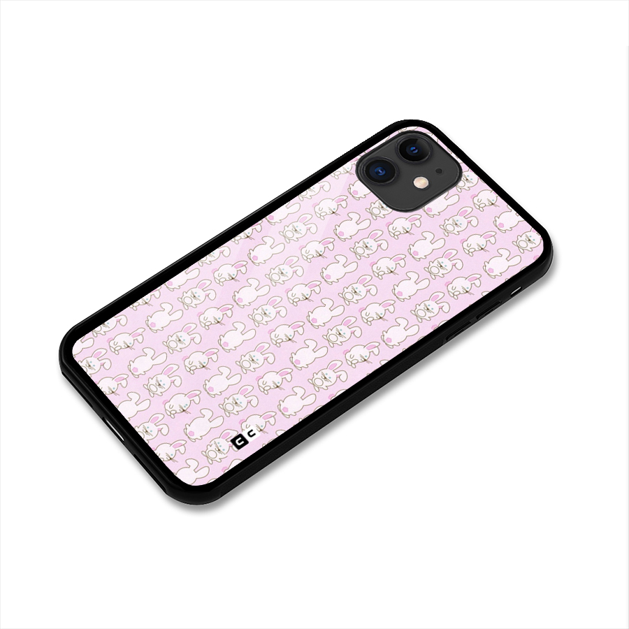 Bunny Cute Glass Back Case for iPhone 11