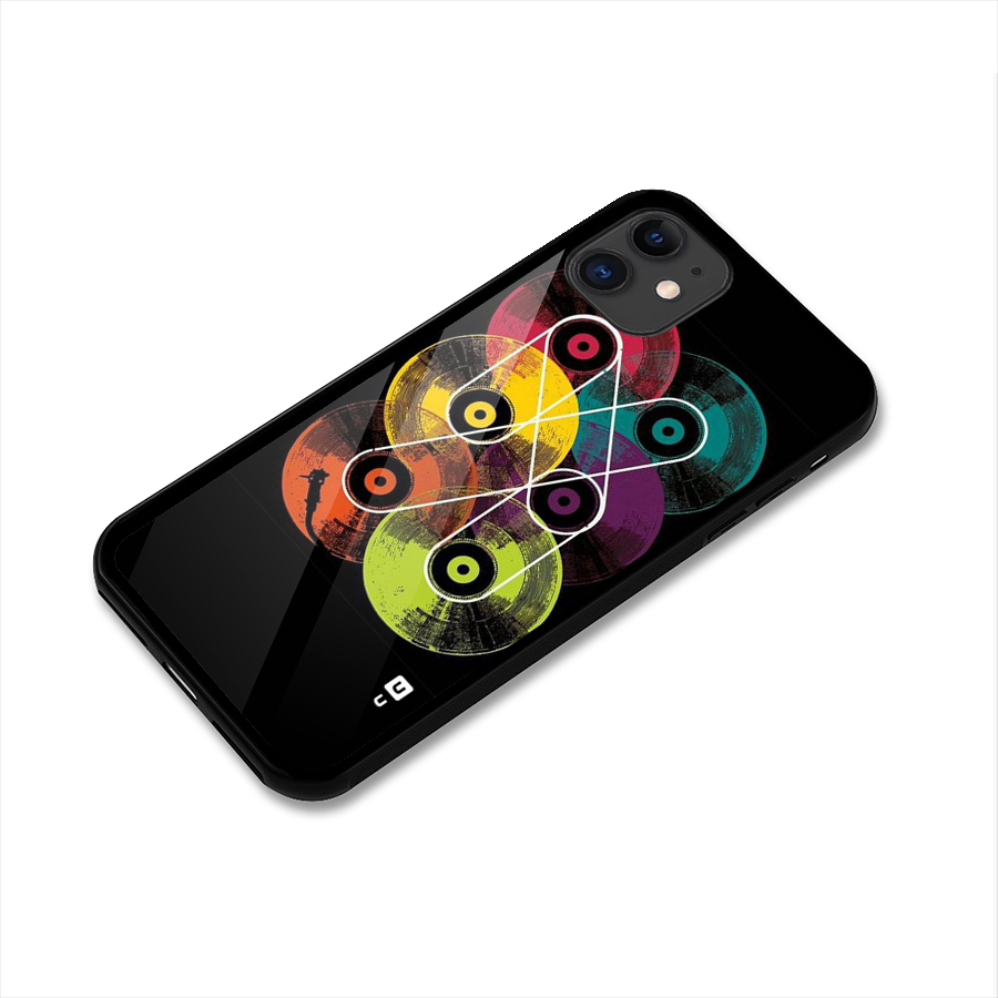 CD Tapes Glass Back Case for iPhone 11