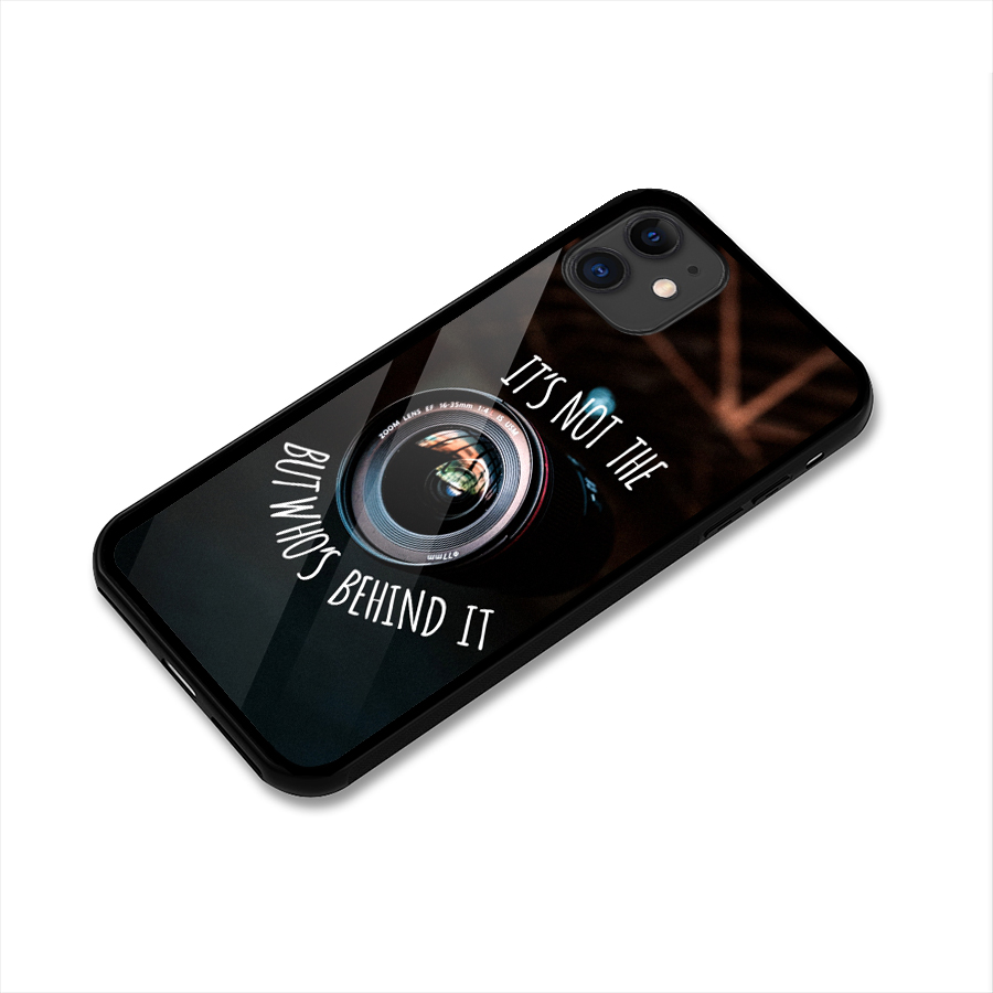 Camera Quote Glass Back Case for iPhone 11