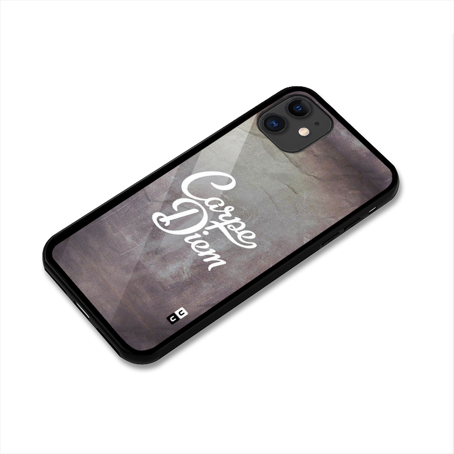 Carpe Diem Rugged Glass Back Case for iPhone 11
