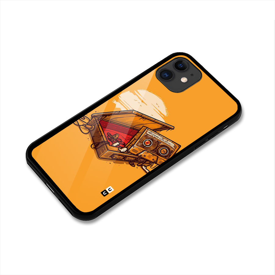 Casette Box Glass Back Case for iPhone 11