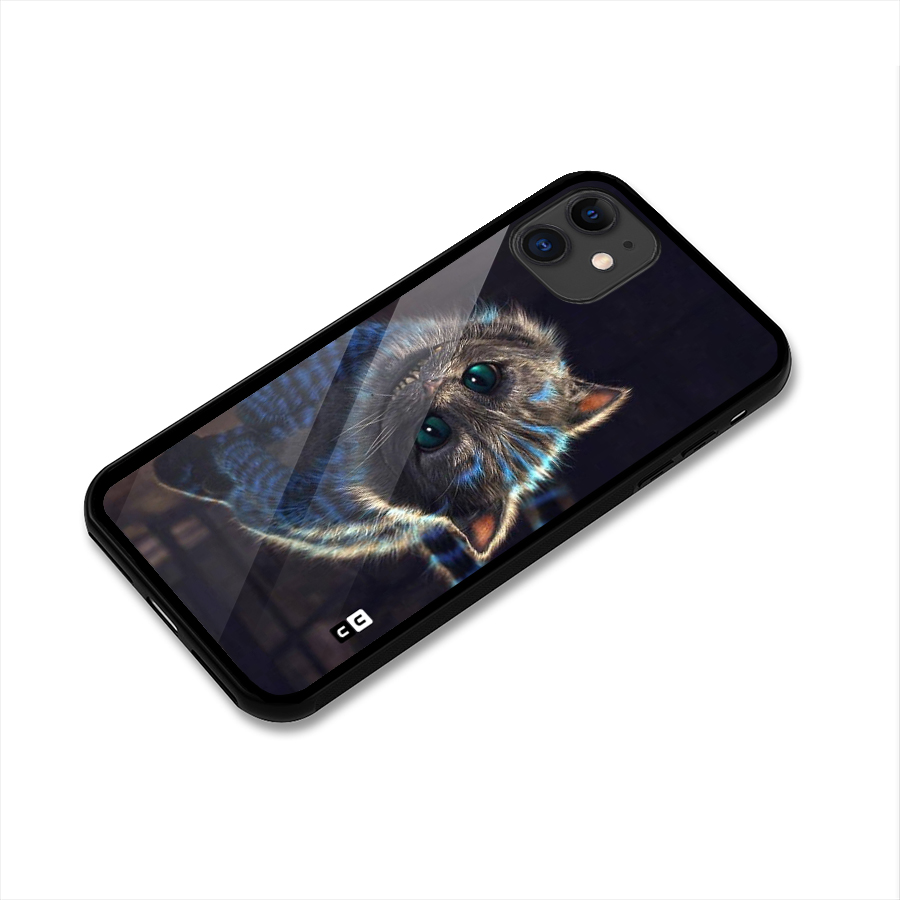Cat Smile Glass Back Case for iPhone 11