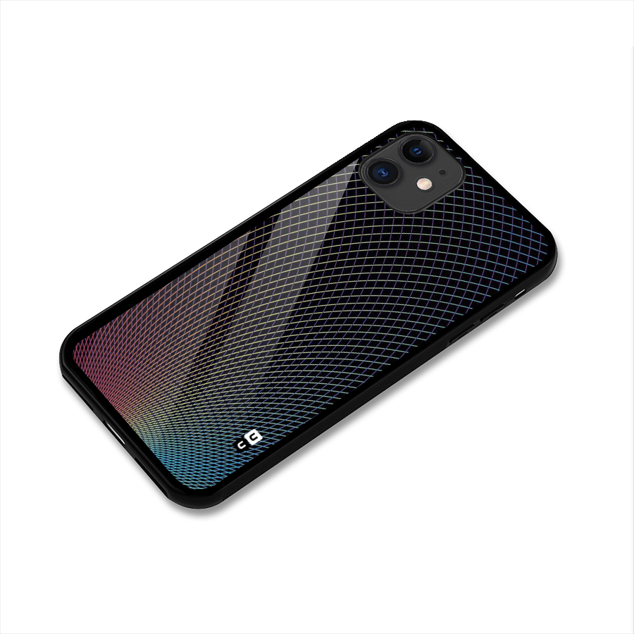 Check Swirls Glass Back Case for iPhone 11