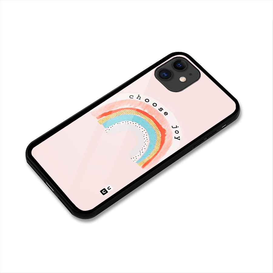 Choose Joy Glass Back Case for iPhone 11