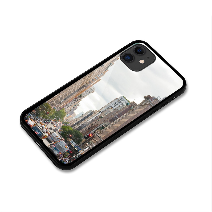 City Street View Glass Back Case for iPhone 11