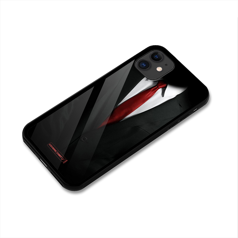 Classic Suit Glass Back Case for iPhone 11