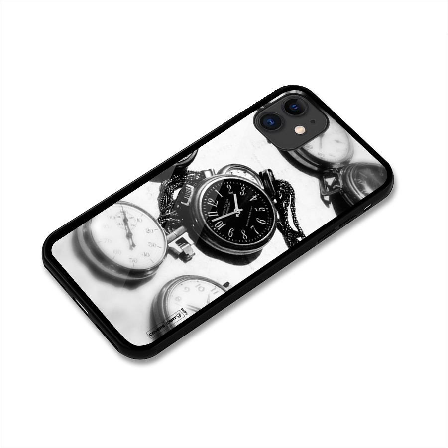 Clock Collection Glass Back Case for iPhone 11