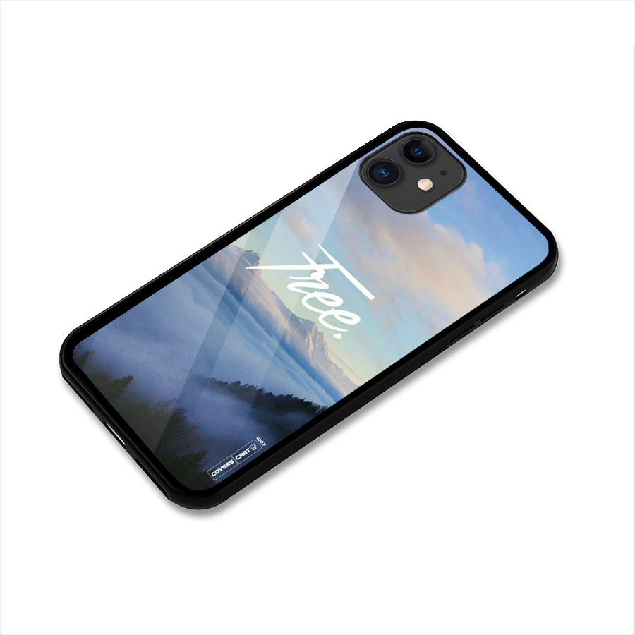 Cloudy Free Glass Back Case for iPhone 11
