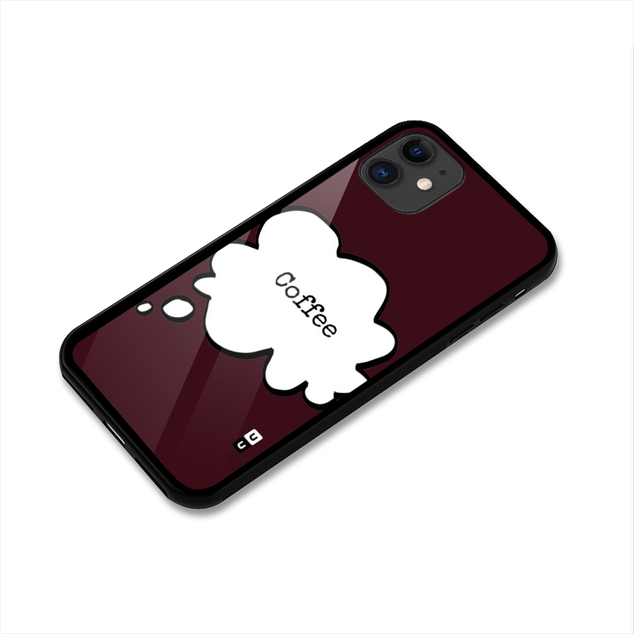 Coffee Bubble Glass Back Case for iPhone 11