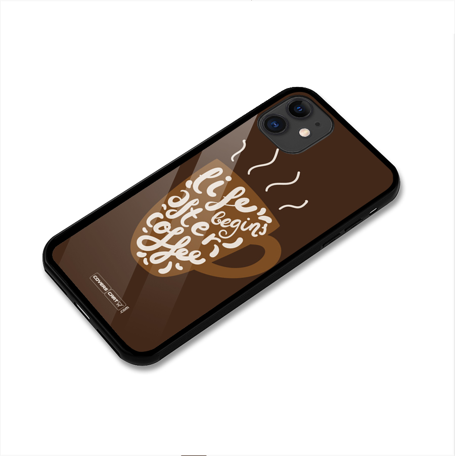 Coffee Mug Glass Back Case for iPhone 11