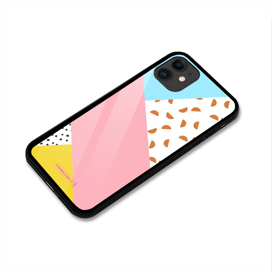 Colorful Abstract Glass Back Case for iPhone 11