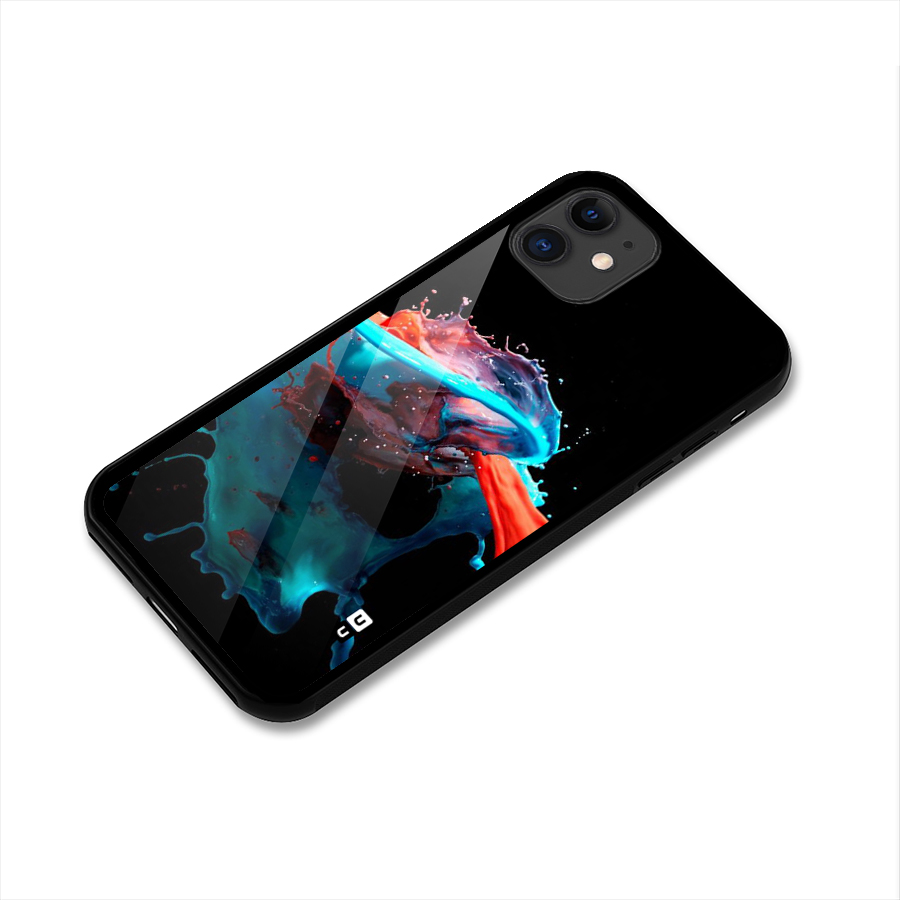 Colour War Glass Back Case for iPhone 11