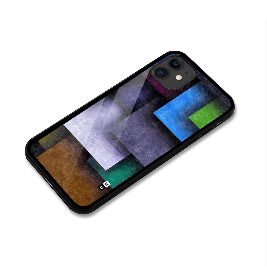 Concrete Squares Glass Back Case for iPhone 11