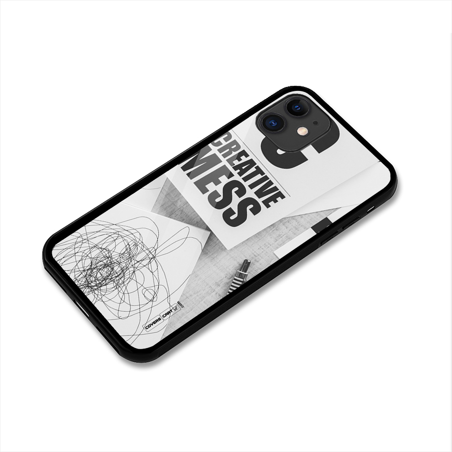 Creative Mess Glass Back Case for iPhone 11