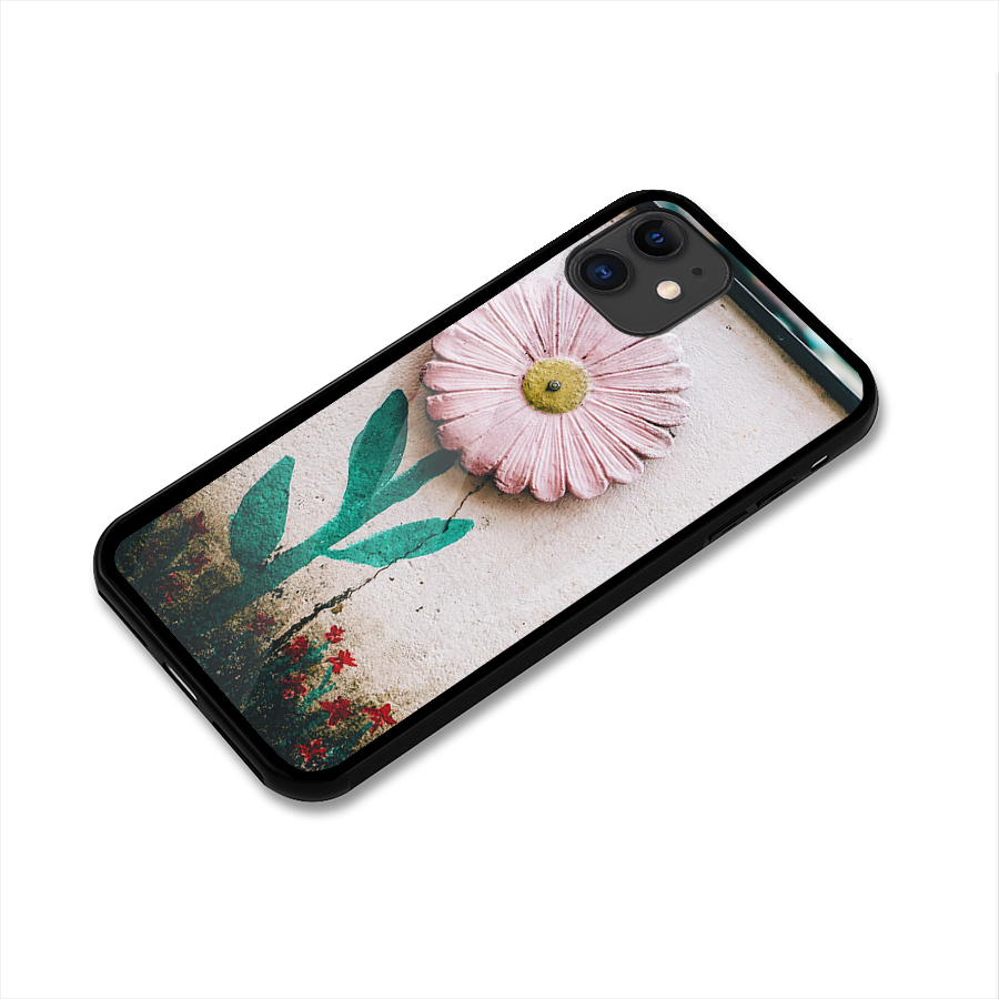 Creativity Flower Glass Back Case for iPhone 11