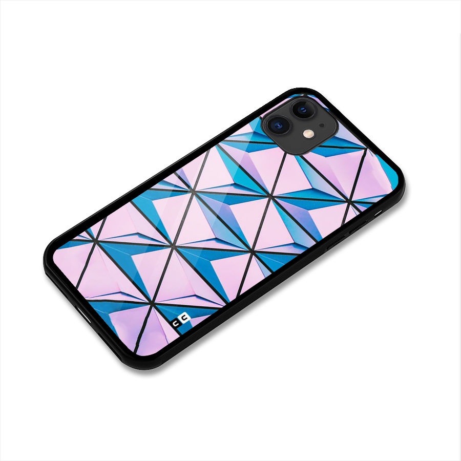 Crystal Abstract Glass Back Case for iPhone 11
