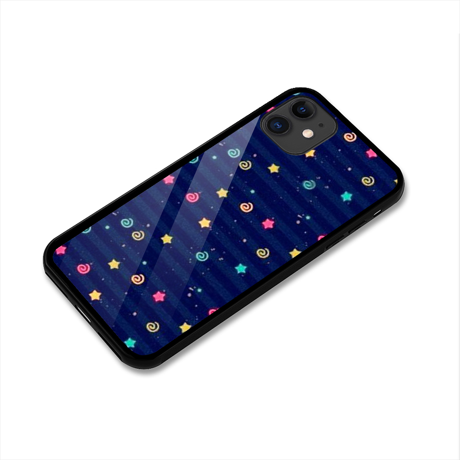 Cute Design Glass Back Case for iPhone 11
