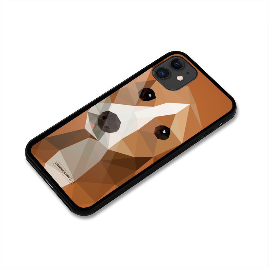 Cute Dog Glass Back Case for iPhone 11