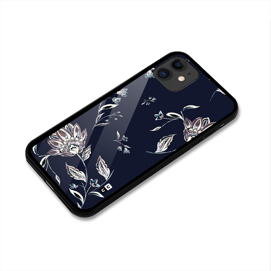 Dark Petals Glass Back Case for iPhone 11