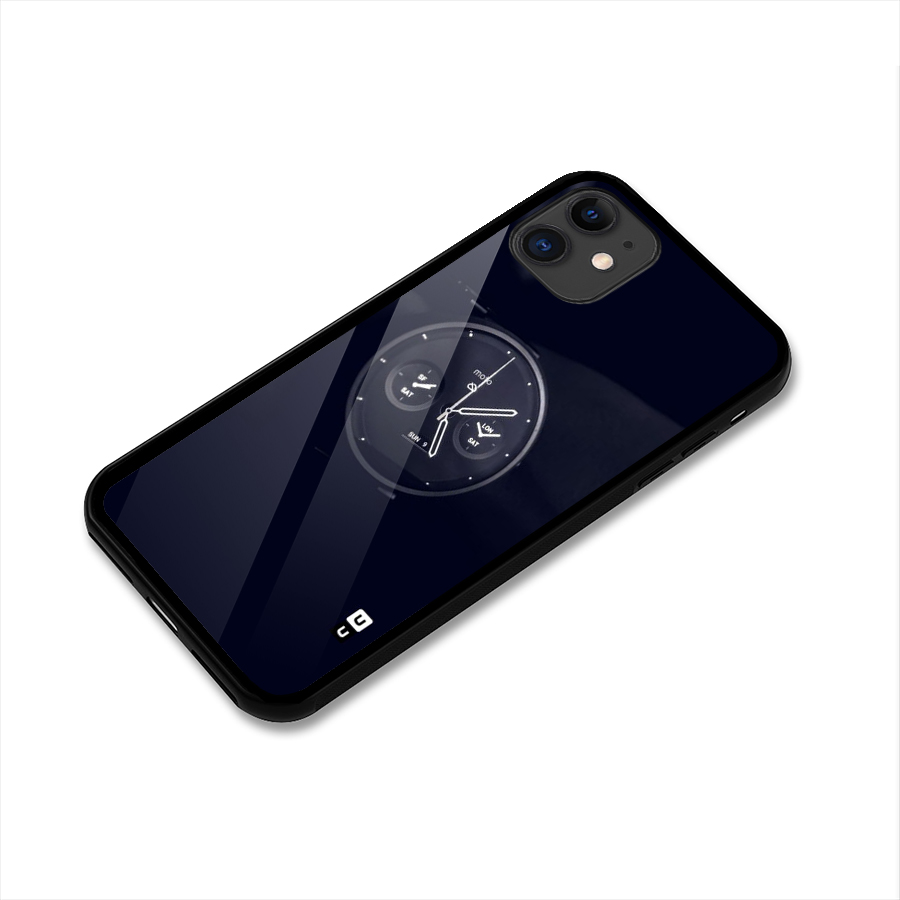 Dark Watch Glass Back Case for iPhone 11