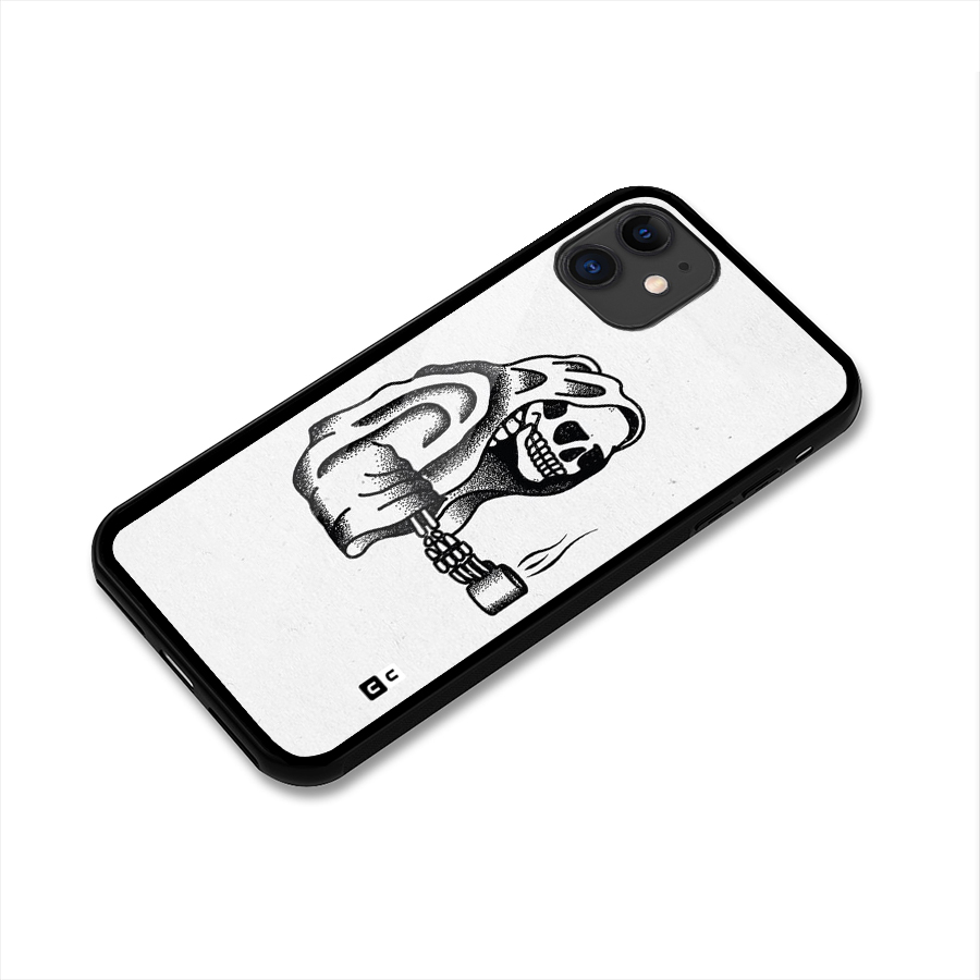 Dead But Coffee Glass Back Case for iPhone 11