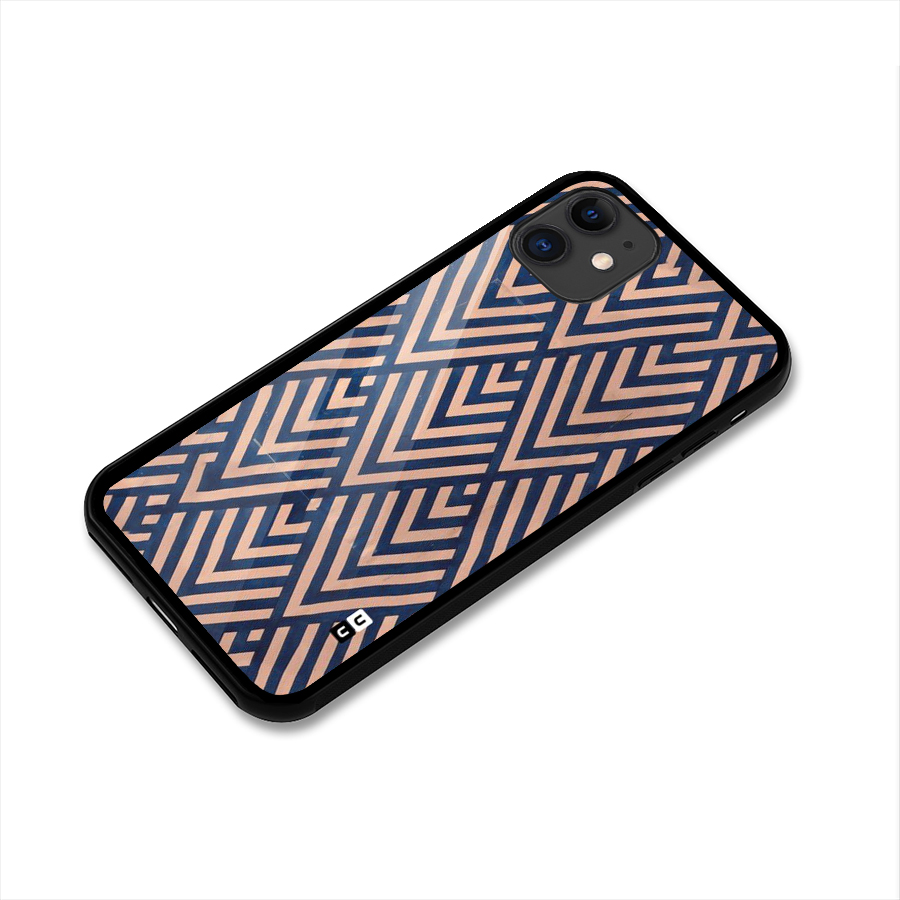 Diamond Blues Glass Back Case for iPhone 11