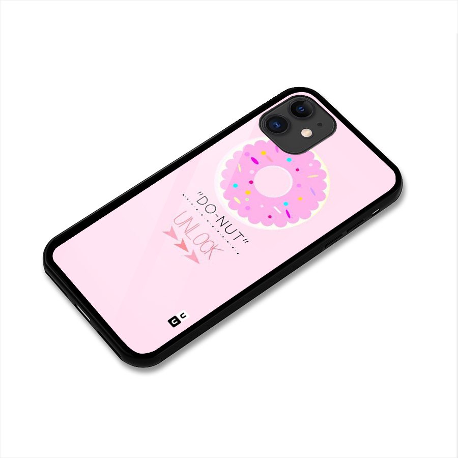 Do-Nut Unlock Glass Back Case for iPhone 11