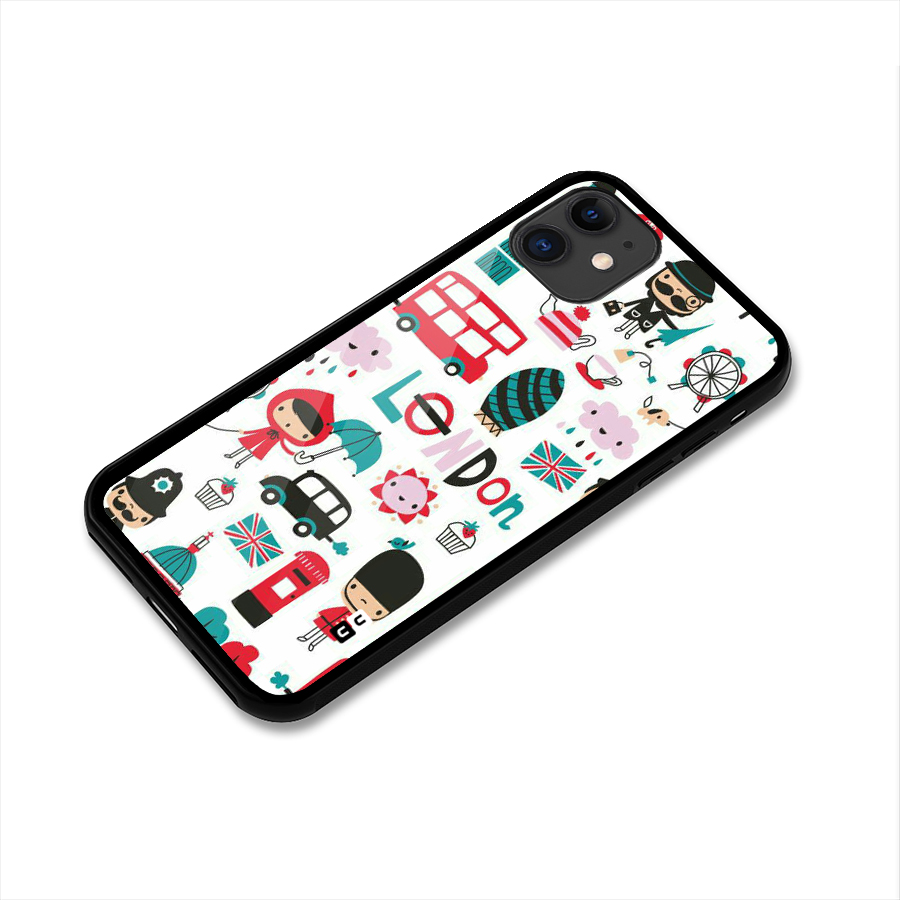 Double Decker Glass Back Case for iPhone 11