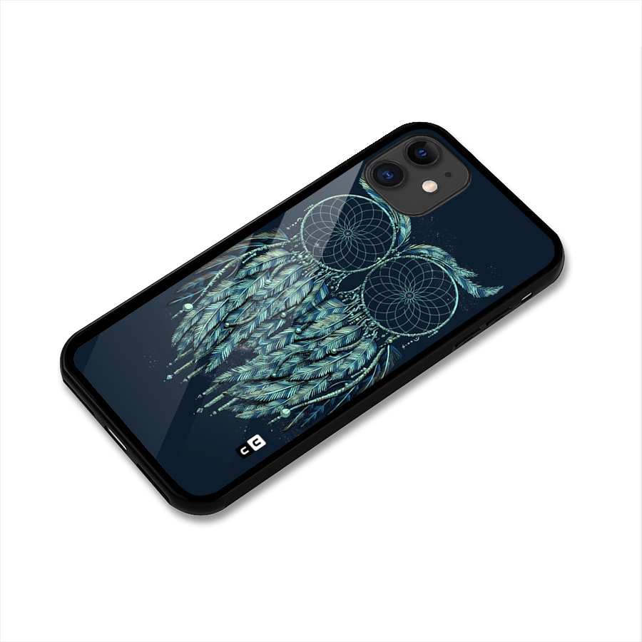 Dreamy Owl Catcher Glass Back Case for iPhone 11