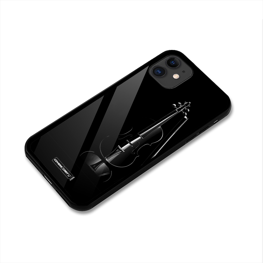Elegant Violin Glass Back Case for iPhone 11