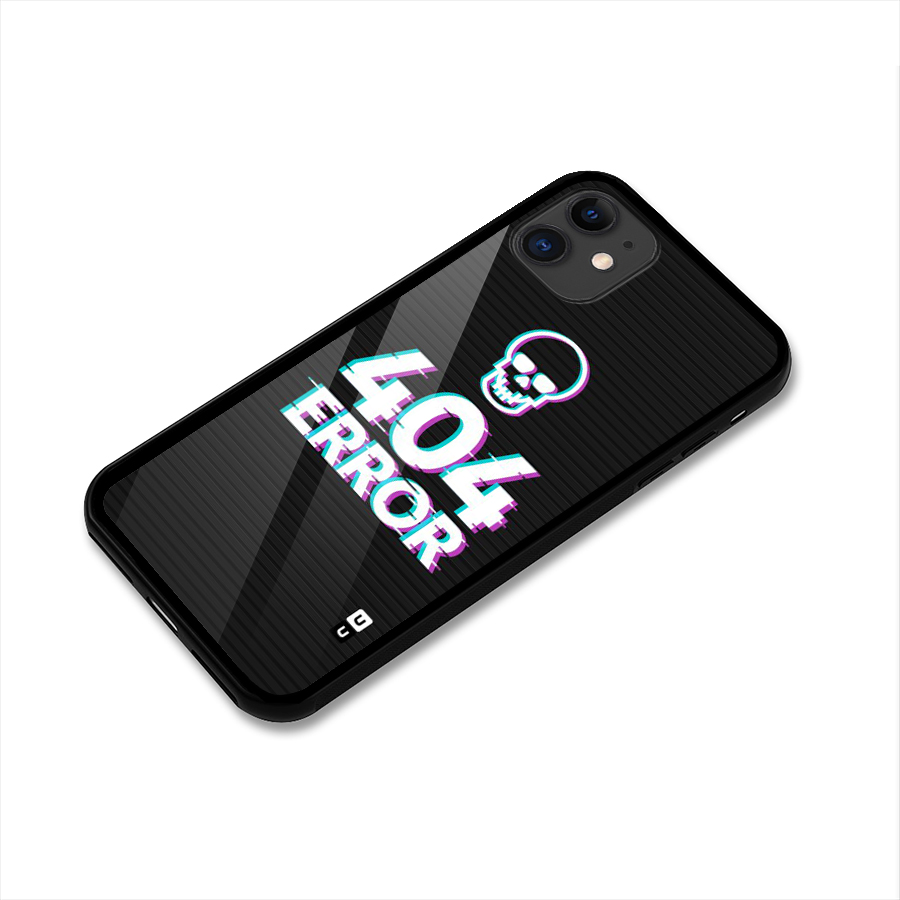 Error 404 Skull Glass Back Case for iPhone 11