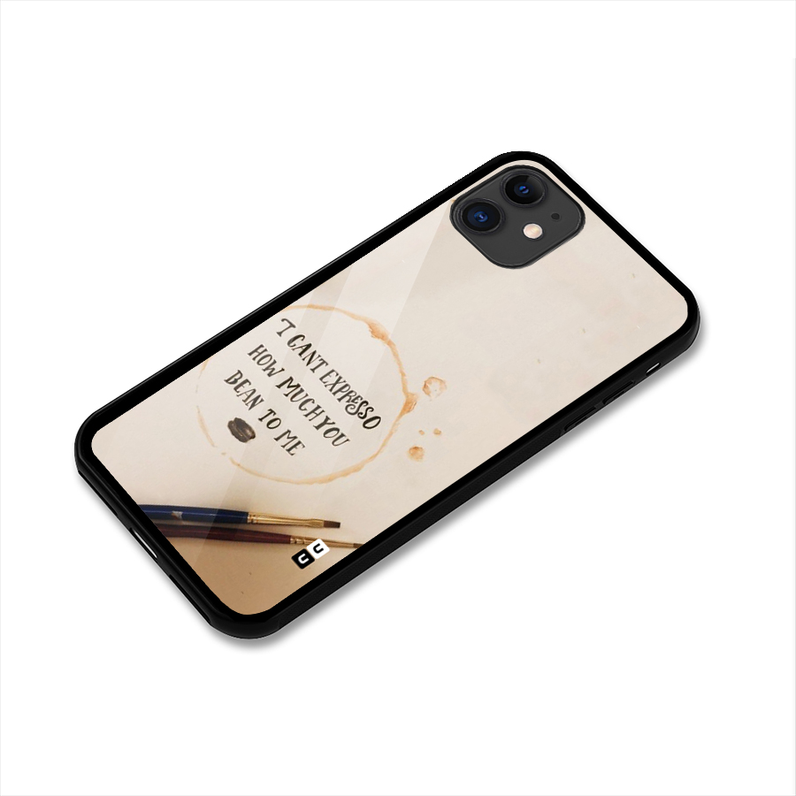 Espresso Bean Glass Back Case for iPhone 11