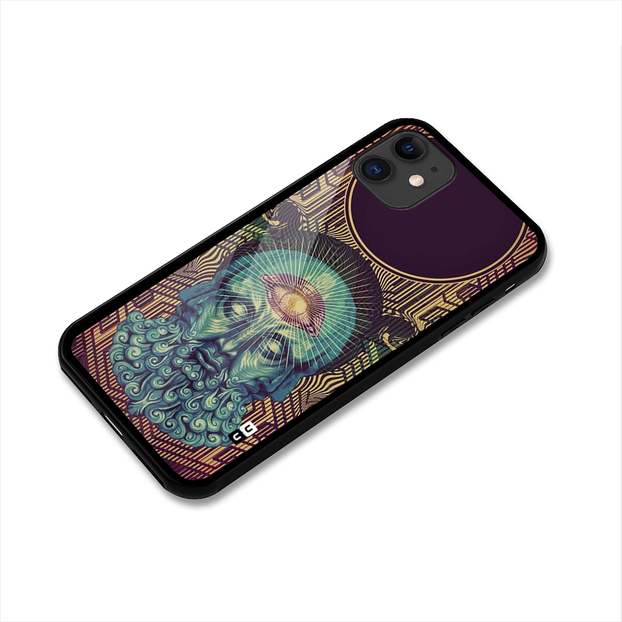 Eye Design Glass Back Case for iPhone 11