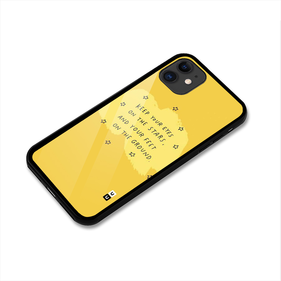 Eyes On Stars Glass Back Case for iPhone 11