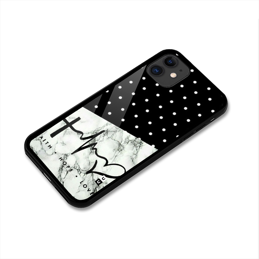 Faith Love Glass Back Case for iPhone 11