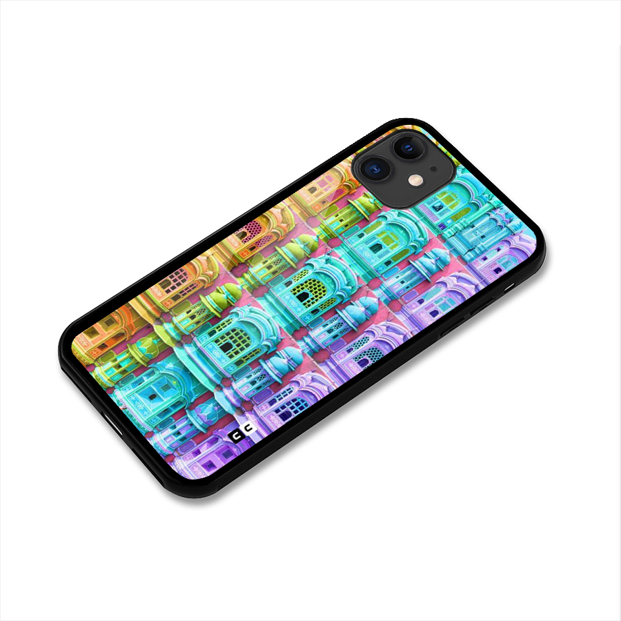 Fancy Architecture Glass Back Case for iPhone 11