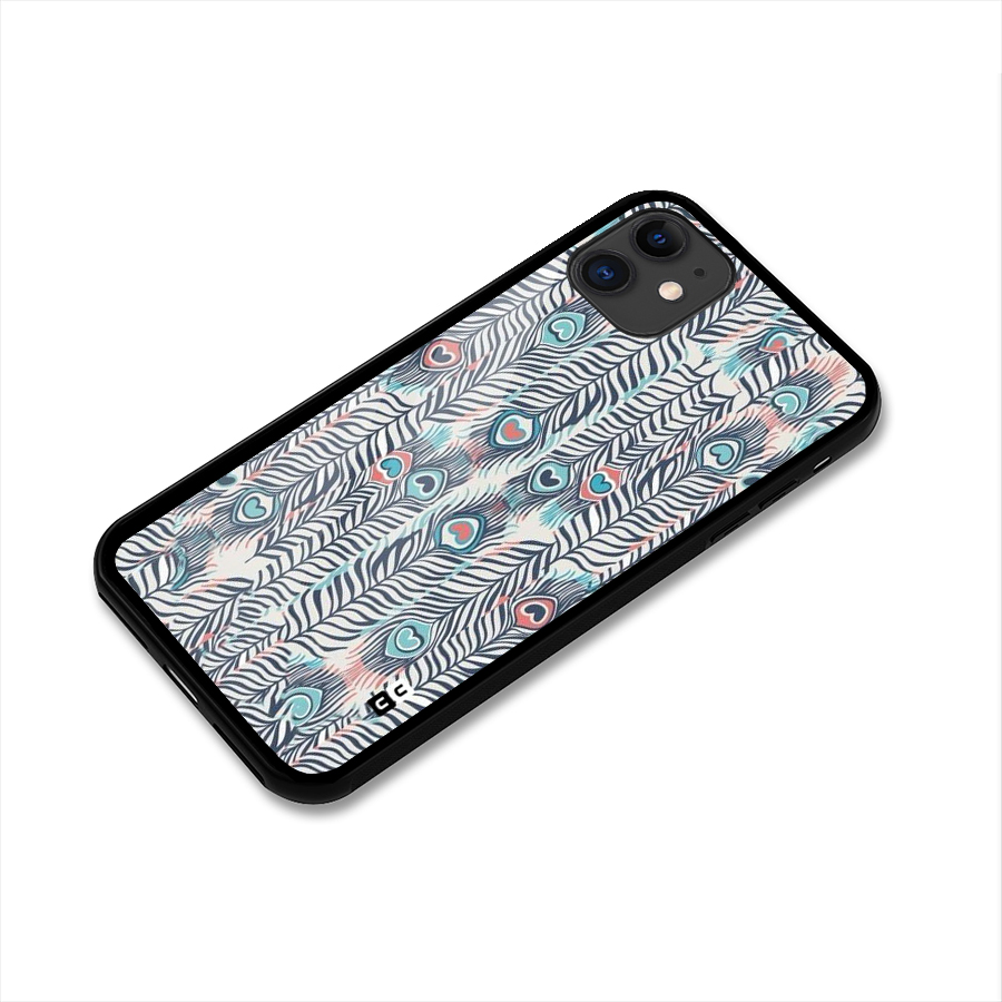 Feather Art Glass Back Case for iPhone 11
