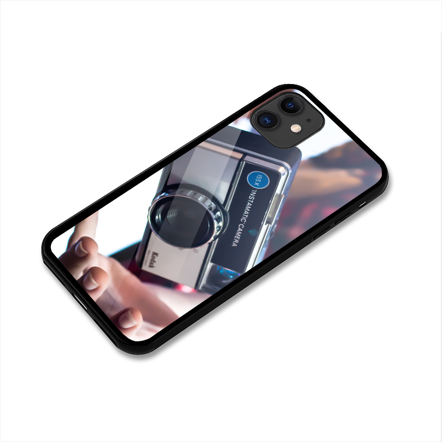 Floating Camera Glass Back Case for iPhone 11