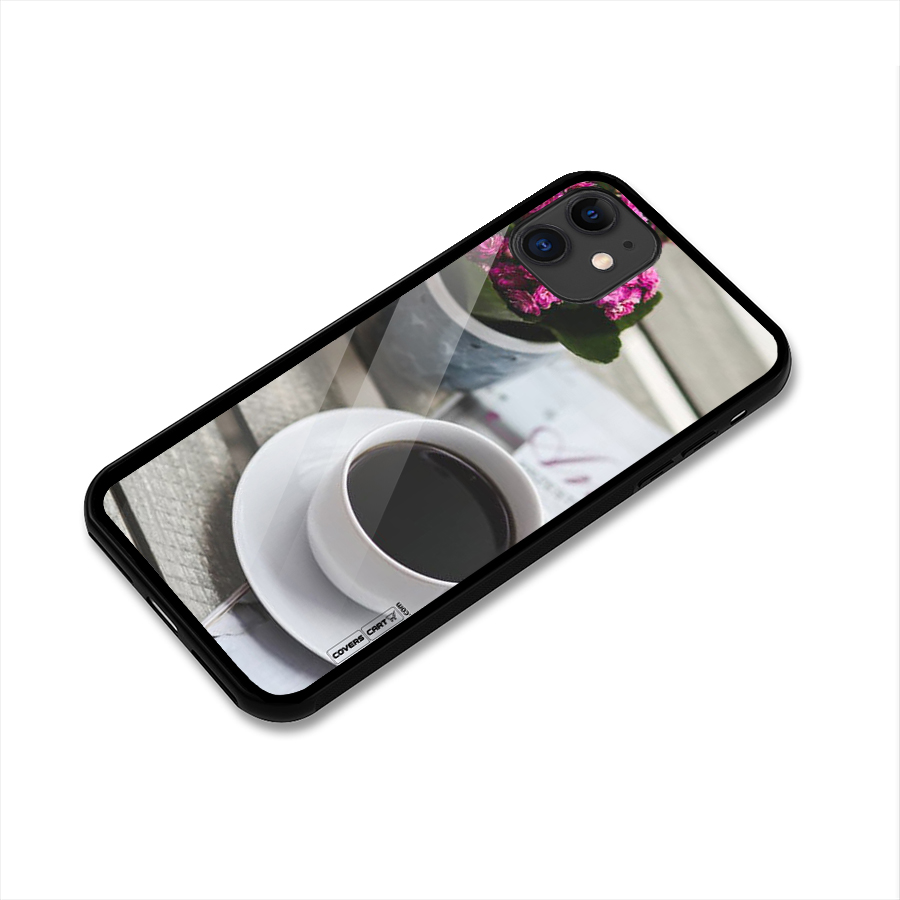 Flower And Blend Glass Back Case for iPhone 11