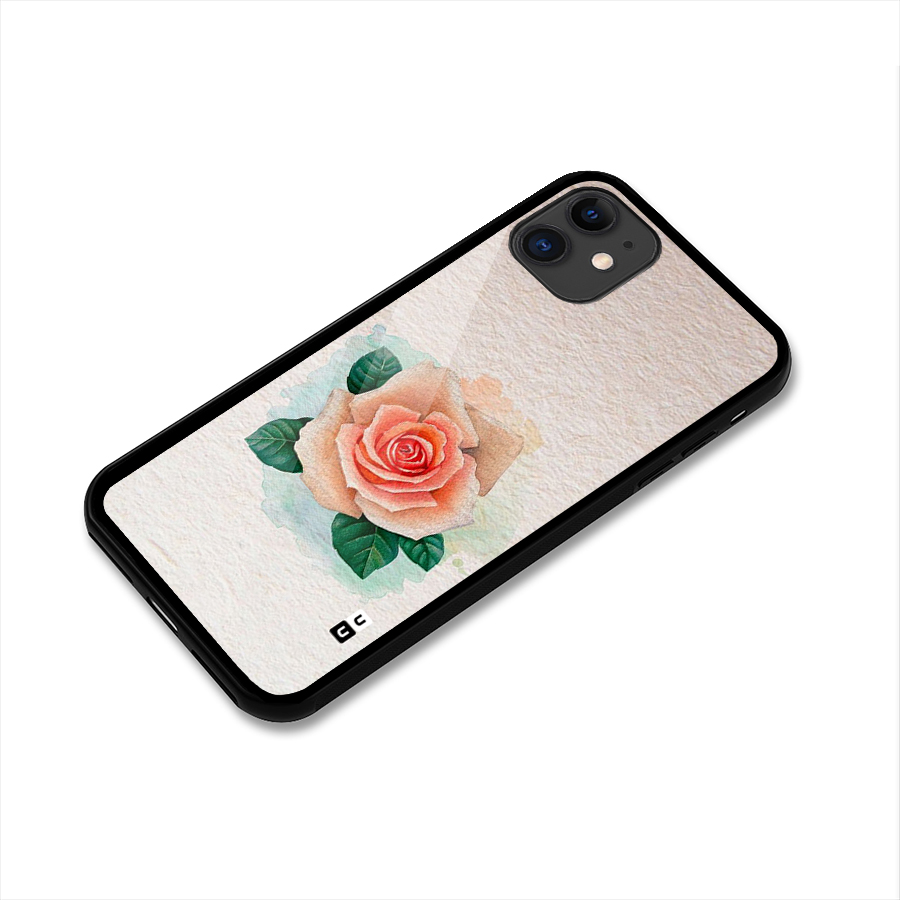 Flower Water Art Glass Back Case for iPhone 11
