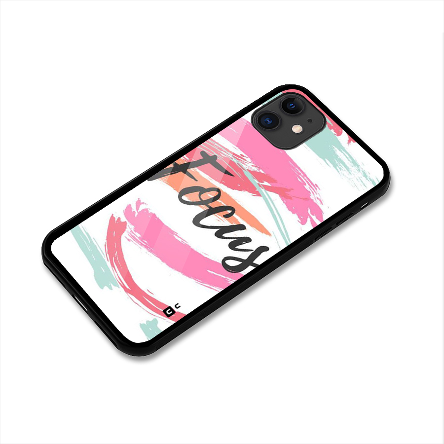 Focus Colours Glass Back Case for iPhone 11