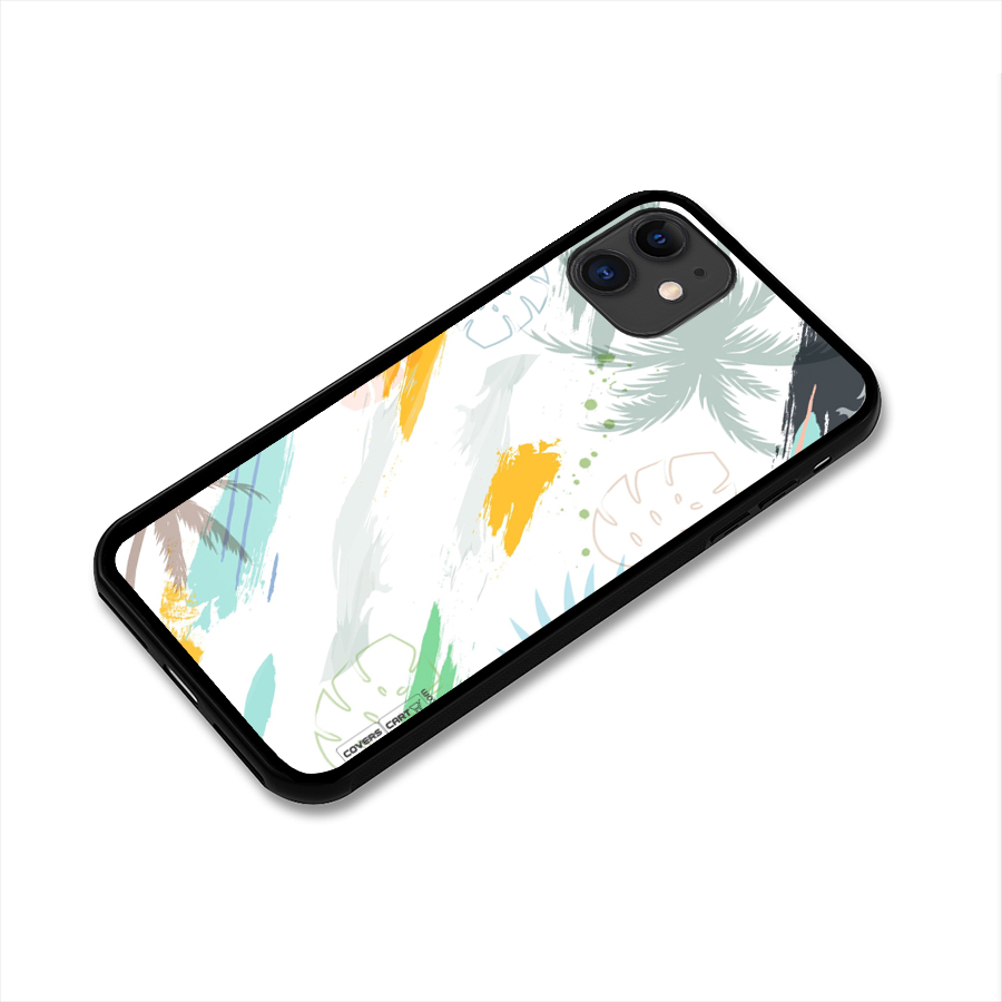 Fresh Colors Splash Glass Back Case for iPhone 11