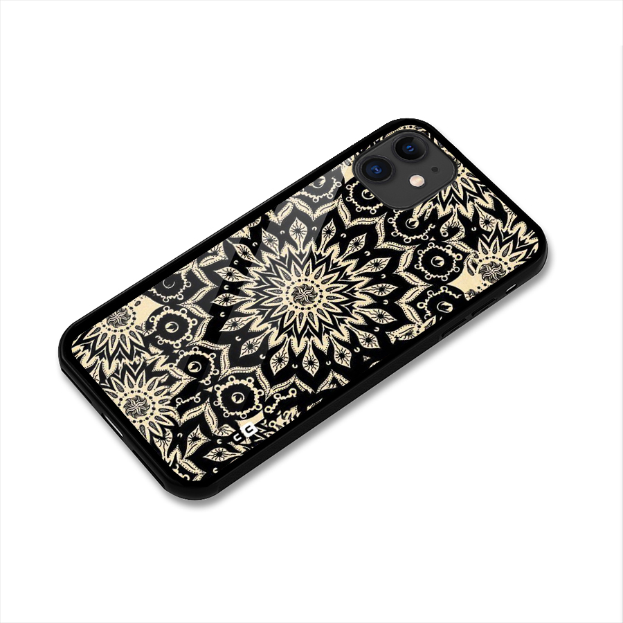 Golden Mandala Glass Back Case for iPhone 11