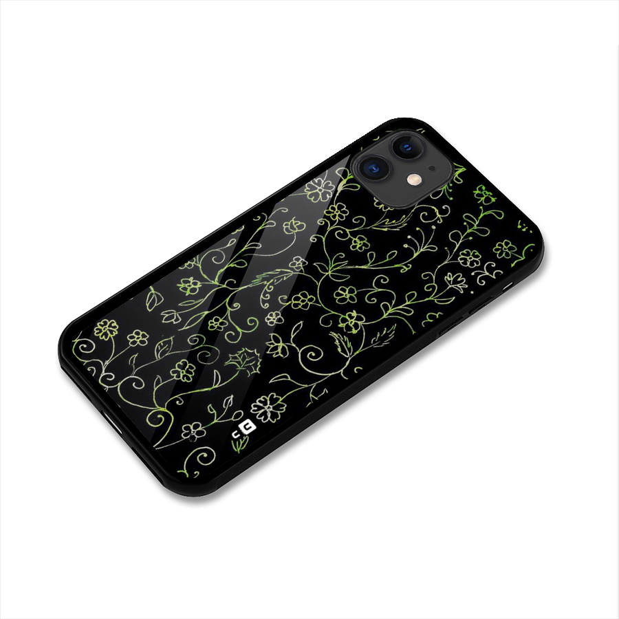 Green Leaves Glass Back Case for iPhone 11