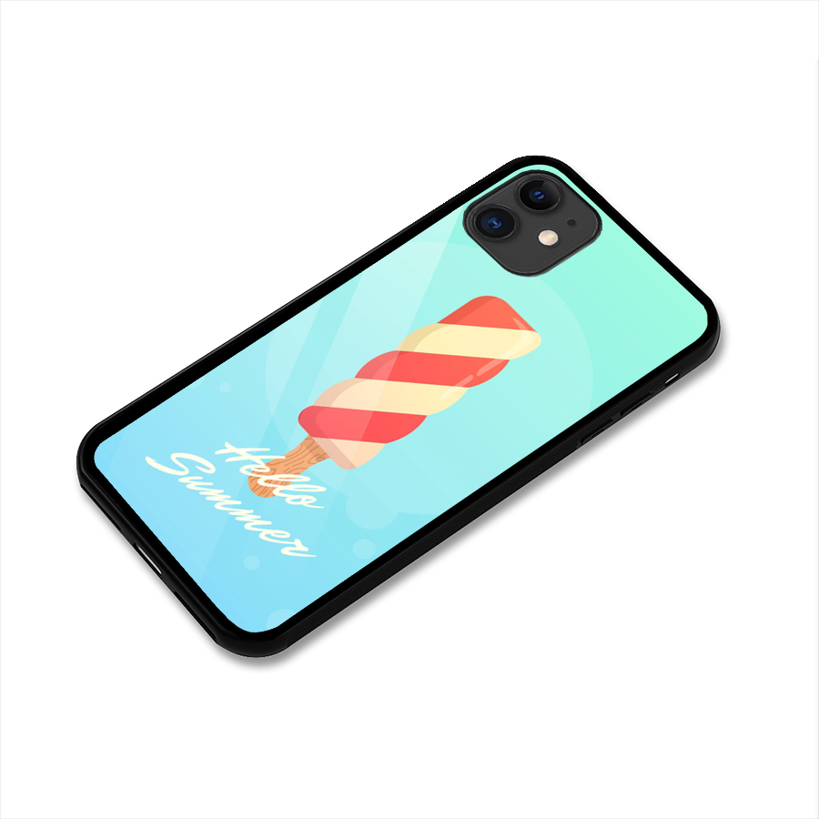 Hello Summer Glass Back Case for iPhone 11