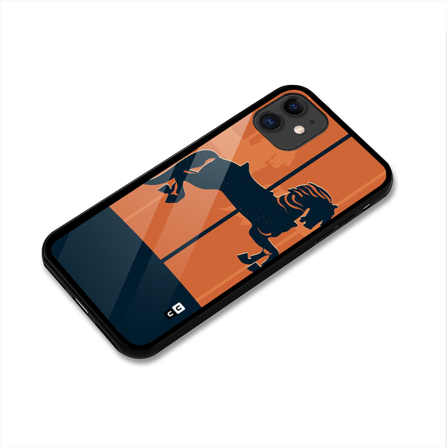 Horse Glass Back Case for iPhone 11